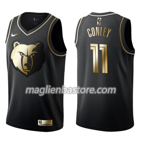 Maglia NBA Memphis Grizzlies Mike Conley 11 Nike Nero Golden Edition Swingman - Uomo